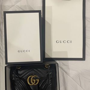 SMALL GG MARMONT FLAP BAG